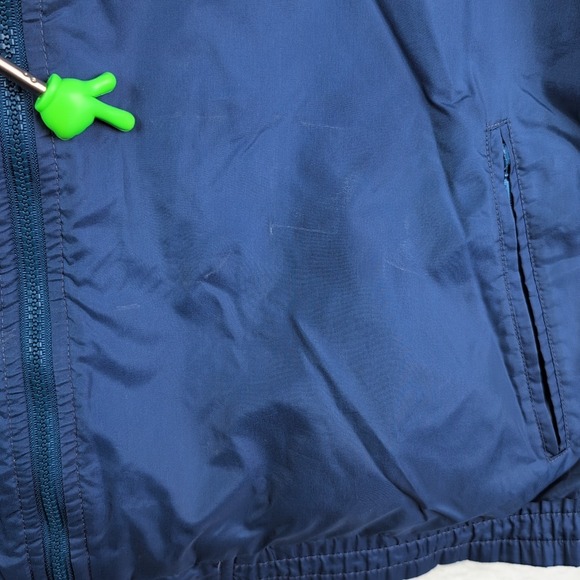 Vintage Disney Catalog MICKEY Mouse Blue Full Zipper Hooded Coat Jacket Mens XL - Picture 2 of 11